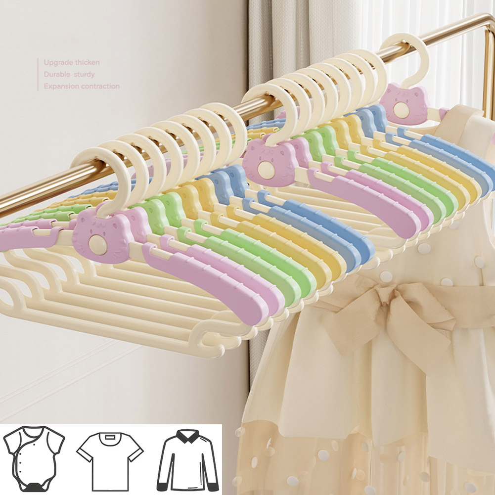 Baby Nursery Closet - 10개 세트, 확장 가능한 아기 옷걸이,