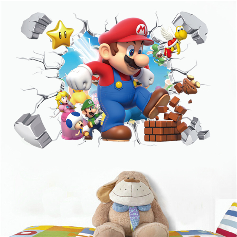Baby Nursery Diy - 3D 만화 애니메이션 게임 캐릭터 벽