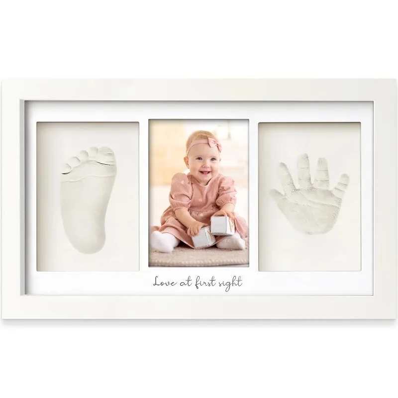 Baby Nursery Sets - 아기 손발자국 점토 키트 신생아 기념