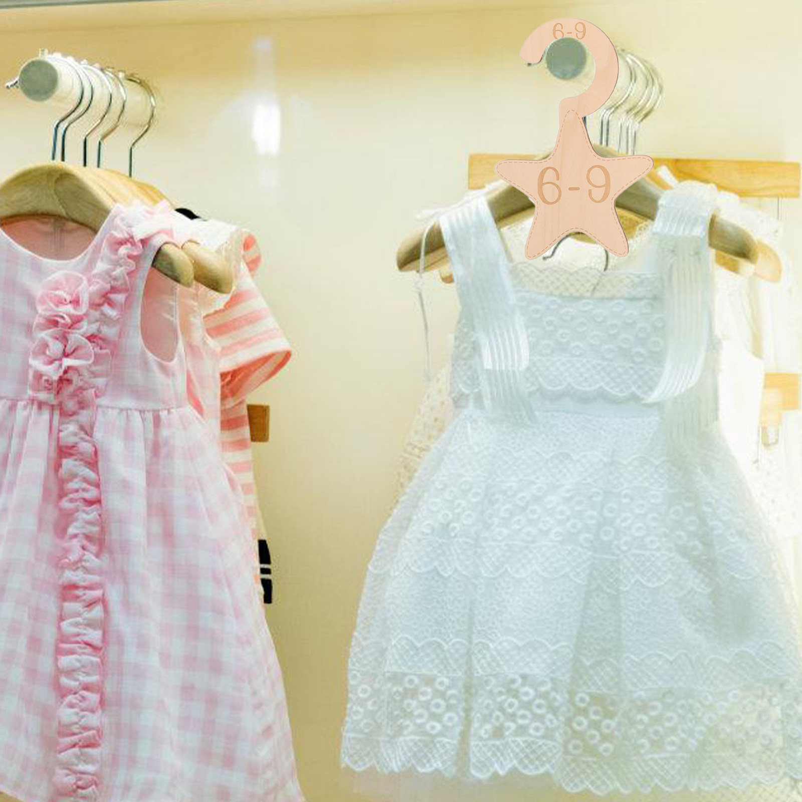 7개입 아기옷 수납장 분리대 나무 사이즈 분리대 유아용 - Baby Nursery Closet 리뷰 및 가격