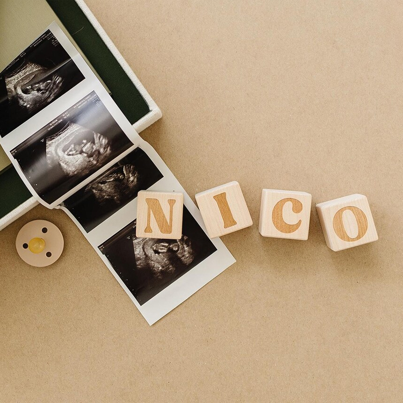 맞춤형 나무 아기 이름 블록, 맞춤형 베이비 샤워 선물 - Baby Nursery Name Letters 리뷰 및 가격