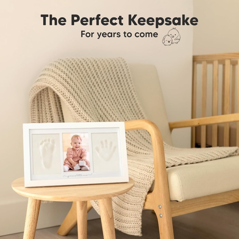 아기 손발자국 점토 키트 신생아 기념 사진 액자 디스플 - Baby Nursery Sets 리뷰 및 가격