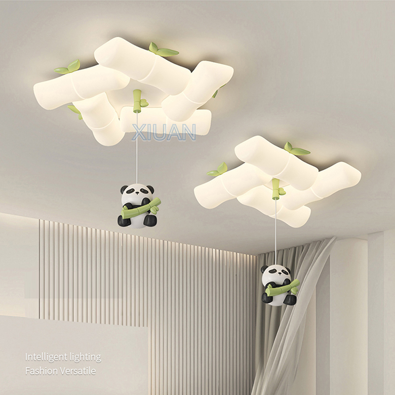 중국 판다 천장 램프 대나무 스콘스, 어린이 침실 천장 - Baby Nursery Light Fixture 리뷰 및 가격