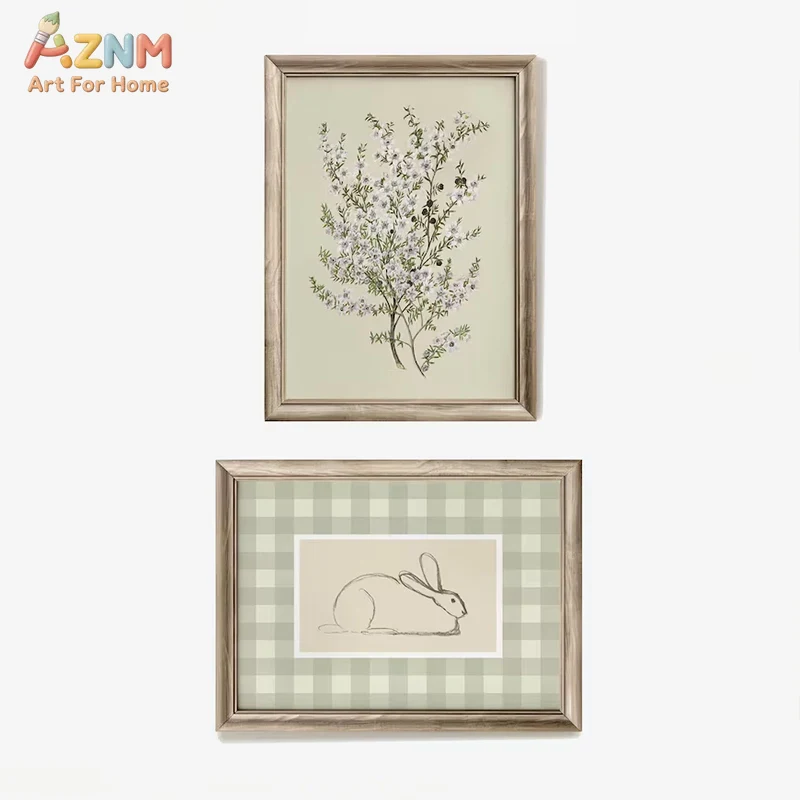 AZNM 빈티지 피터 래빗 제미마 퍼들덕 벽 아트 캔버 - Baby Nursery Vintage 리뷰 및 가격