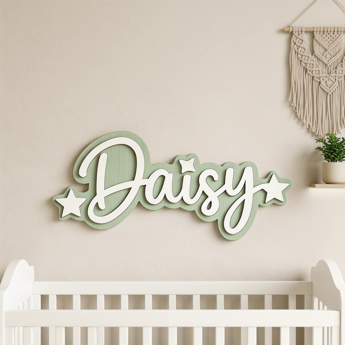 1Pc 맞춤형 스타 장식 나무 이름표, 홈룸 사무실 보 - Baby Nursery Diy 리뷰 및 가격