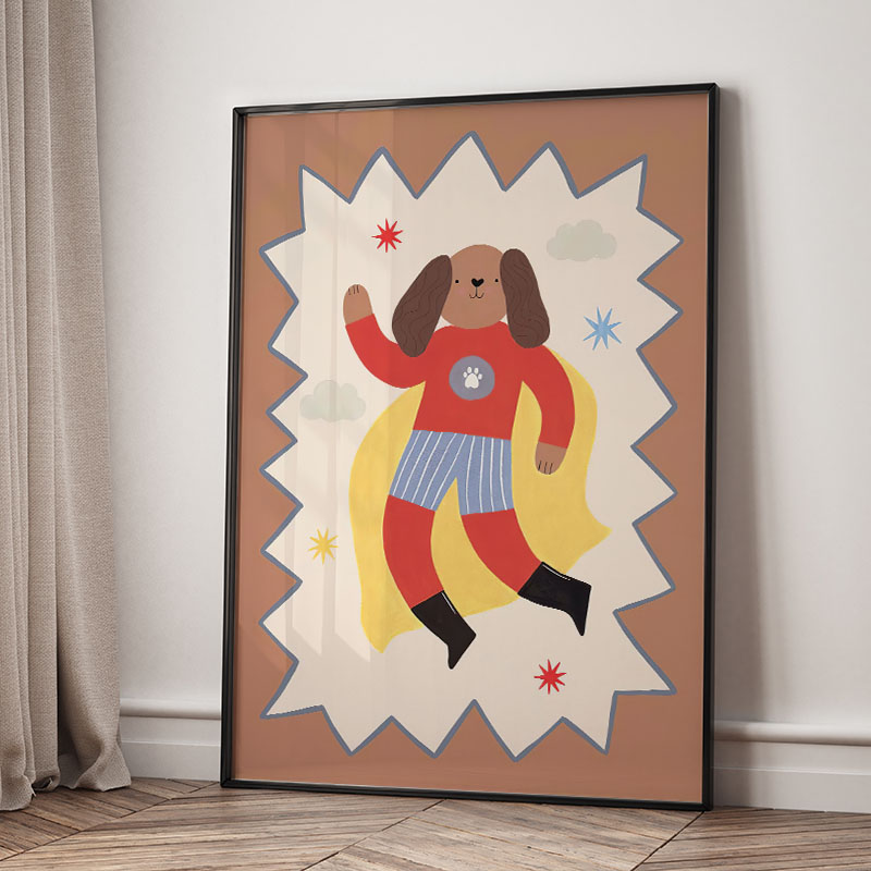 재미있는 만화 슈퍼 쿨 키즈 어린이방 벽 장식 캔버스  - Baby Nursery Wall Art 리뷰 및 가격